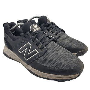 New Balance Fresh Foam Mens 12 (2E) Black Links Spikeless Golf Shoes NBG4000BK